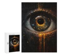 Eerie Eye Painting Artwork Puzzle 300 Pièces Educa Jouet en Bois Cadeau Unique Décoration Intérieure Jeu Éducatif Challenge Toy Adultes Et Enfants À Partir De 14 Ans 300 PCS