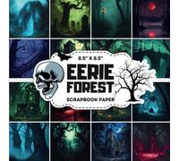 Eerie Forest Scrapbook Paper Collection: Decorative Double-Sided Goth Forest Craft Papers for Junk Journals, Wrapping, Card Making & Mixed Media Projects