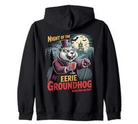 Eerie Groundhog Rongeur Halloween Sweat à Capuche