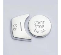 EERLHXWF Convient pour BMW X3 F25 2011-2016, couvercle de bouton de démarrage, couvercle de bouton d'arrêt de moteur de voiture en ABS, garniture de protection Push to Start