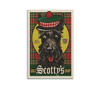 EERS Scotty's Golf Shop Poster vintage décoratif sur toile pour chambre à coucher 30 x 45 cm