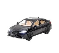 EERXKMWML Moulage sous Pression 1:24 pour Camry Modèles Réduits Voitures Alliage Simulation Véhicules Pré-construits Exposition Collection Souvenirs(Black)