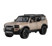 EERXKMWML Moulage sous Pression 1:32 pour Prado SUV Modèles Voitures en Alliage Simulation Modèle De Véhicule Pré-construit Affichage Souvenirs Collection(Gold 1)