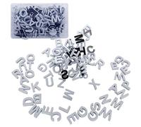 EESLL Lot de 124 lettres magnétiques en mousse souple pour réfrigérateur, lettres de l'alphabet, jouets éducatifs ABC avec boîte de rangement pour apprendre l'orthographe, 3,5 cm de hauteur