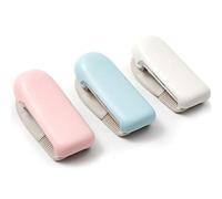 EESLL Lot de 6 mini coupe-ruban de masquage portables de type pince Washi pour le bureau, l'école, couleur aléatoire