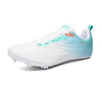 Eestfy Hommes & Femmes Pointes d'athlétisme Respirantes, Tige en Mesh au Design Tendance pour Sprint et Demi-Fond,Bleu,42 EU