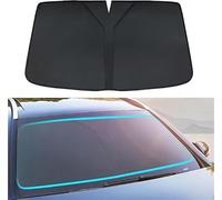 EESWCSZZ3 Pare Soleil Voiture Pare Brise Avant pour BMW Serie 1 F20 2011-2019, Bloque Les Rayons UV Protecteur De Pare-Soleil Pare-Soleil De Fenêtre Avant,Black