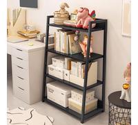 Éétagère Garage Au Sol Etagere Rangement, Étagère Simple, Rangement Chambre, Étagère De Présentation pour La Maison, Étagère De Rangement Robuste, Etagere Charge Lourde(Black,97cm/38.1in)