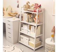 Éétagère Garage Au Sol Etagere Rangement, Étagère Simple, Rangement Chambre, Étagère De Présentation pour La Maison, Étagère De Rangement Robuste, Etagere Charge Lourde(White,97cm/38.1in)