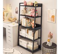 Éétagère Garage Au Sol Etagere Rangement, Étagère Simple, Rangement Chambre, Étagère De Présentation pour La Maison, Étagère De Rangement Robuste, Etagere Charge Lourde(Black,120cm/47.2in)