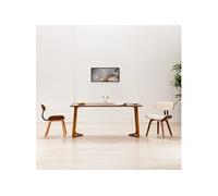 2x Bois Courbé Chaise de Salle à Manger Dossier Cuir Artificiel Cuisine vidaXL