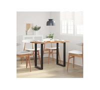 Eettafel 110x50x76 cm massief acaciahout350289