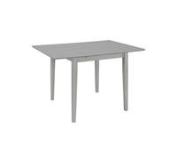 Eettafel verlengbaar (80-120)x80x74 cm MDF grijs247627
