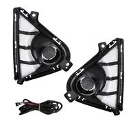 EEUNKT 2-Colors Daytime Running Light Compatible With Hyundai Accent 2021 2022 2023 Turn Signal Front Bumper Fog Lamp DRL Car Accessories(DRL)