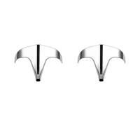 Eeuye 2X Accent de Pointe de Garde-Boue Chromé pour Indian Limited Classic Vintage Elite 2014-2020