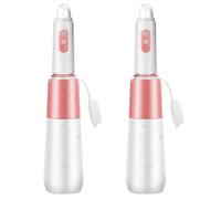 Eeuye 2X Bidet Portable, Bidet de Voyage, Bidet Portable Rechargeable, Mini Pulvérisateur de Bidet Portable avec Sac de Voyage Rose