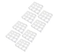 Eeuye 40x Ballon Mur Grille Latex Ballon Moulage Accessoires en Plastique 9 Trou Ballon Clôture