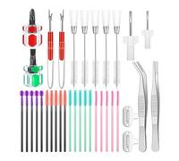 Eeuye Kit de Nettoyage de Machine à Coudre 35 Pièces, Outils de Réparation de Machine à Coudre pour la Réparation et Le Nettoyage de la Machine à Coudre