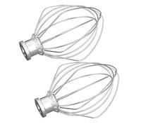 Eeuye Paquet de 2 Accessoires de Mélangeur de Fouet en Fil d'acier Inoxydable pour K45Ww Ballon de Gâteau de Farine Fouet Agitateur de Crème Aux Oeufs