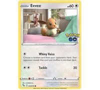 Eevee 054/078 Carte Pokémon commune (Pokémon GO Special TCG Set) + 1 x TitanCards® Toploader