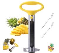 Eevhrqw Coupe Ananas,éplucheur Ananas,Coupe Ananas Decoupe Ananas en Acier Inoxydable, Éplucheur D'ananas, Outil pour La Maison, La Cuisine,Coupe-Ananas pour Éplucher