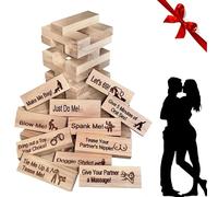 Eevhrqw la Tour osée Jeu français,Couple, Bedroom Games for Couples, Jeu De Tour De Blocs 48 Pièces pour Adulte, Idées De Rendez-Vous Romantiques pour Les Couples, Board Game Couple Conversation