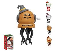 Eevhrqw Magical Mini Dancing Ghost for Christmas,Wind Up Funny Toys,Creative Twisting Clockwork Slide, Dance and Swinging 3D Clockwork Toy, Ideal for Birthday Gifts-C