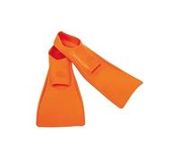 Flipper SwimSafe 1140 - Palmes de natation pour enfants, couleur orange, taille 30 - 33, en caoutchouc naturel, comme aide à la natation pour le plaisir de nager et de se baigner
