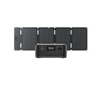 EF EcoFlow Générateur solaire portable RIVER 3(temps de transfert de < 10ms)avec panneau solaire 45 W, 245 Wh de capacité, 600 W puissance de sortie, technologie GaN, station électrique pour camping