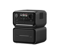 EF EcoFlow River 3 Max Plus (RIVER 3 Plus & EB600) Station électrique portable, batterie LFP de 858 Wh, sortie 1200 W, UPS < 10 ms, connexion sans fil, générateur solaire pour camping et camping-car