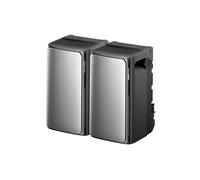 EF ECOFLOW Stream Ultra et AC Pro Batterie de 3,84kWh pour kit solaire, double port CA 2300W, 6000 cycles de charge, Plug & Play, extensible jusqu'à 11,52kWh, Plug & Play, TOU, contrôle intelligent AI