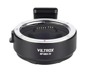 EF-NEX IV Adaptateur de monture d'objectif autofocus compatible avec objectif Canon EF/EF-S vers appareil photo E-mount Sony A7 A7II A7III A7R A7RII A7RIII A7S A7SII A9 NEX7 A5100 A6000 A6300 A6500