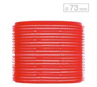 Efalock Rouleaux velcro Rouge Ø 73 mm, Par paquet 6 pièces