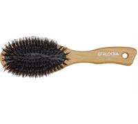 Efalock Brosse Pneumatique Ergo Adapté 10-reihig Ovale Sans Conseils Bois Clair