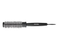 Efalock Brosse Ronde Professionnel Métal Doux 25 MM/38 MM Noir-Argent