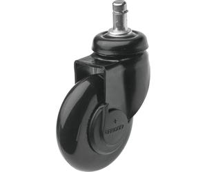 Efalock Clic Tec Roulette noire pour Tabouret