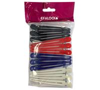 Efalock-Professional Coiffure Epingles-a-cheveux-et-pinces-a-cheveuxCombi Clips Plusieurs couleurs 12 Stk.