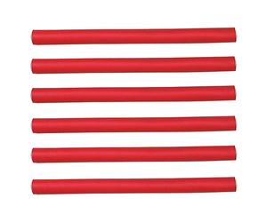 Efalock Flex-Wickler rouges, Ø 12 mm, Par paquet 6 pièces