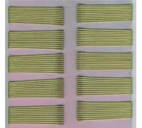 Efalock Lot de 100 pinces à cheveux Chevalier Doré 5 cm