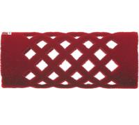 Efalock Métal Enrouleurs Flockés FLOCKED CURLER 46 Mm 18 Mm Rouge 12 Pièces