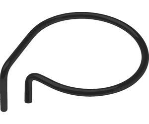 Efalock PICCOLO Support pour sèche-cheveux Noir et compatible avec tous les sèche-cheveux