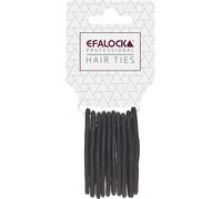 Efalock-Professional Coiffure Elastiques-pour-les-cheveuxÉlastiques à cheveux Noir 10 Stk.