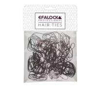 Efalock Rasta Hair Bands Small 100 Pieces Brown