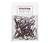 Efalock Rasta Hair Bands Strong - 100 Pieces Brown
