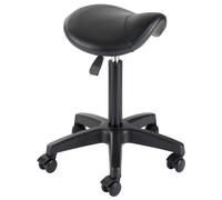 Efalock Tabouret à roulettes Trim M Noir