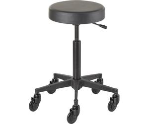 Efalock Tabouret Roulant Clic Tec Rond noir M