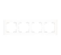 Efapel Logos 90 - Cadre quadruple Logos blanc