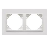 Efapel Logus 90 - Cadre double Logus Blanc/Blanc
