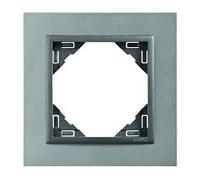 Efapel Logus 90 - Cadre simple Logus aluminium/gris