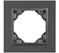 Efapel logus 90 - Cadre simple logus noir/gris 90910 TPS